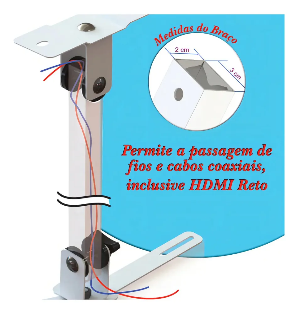 Suporte Teto/Parede Compacto 20cm (foto 4)