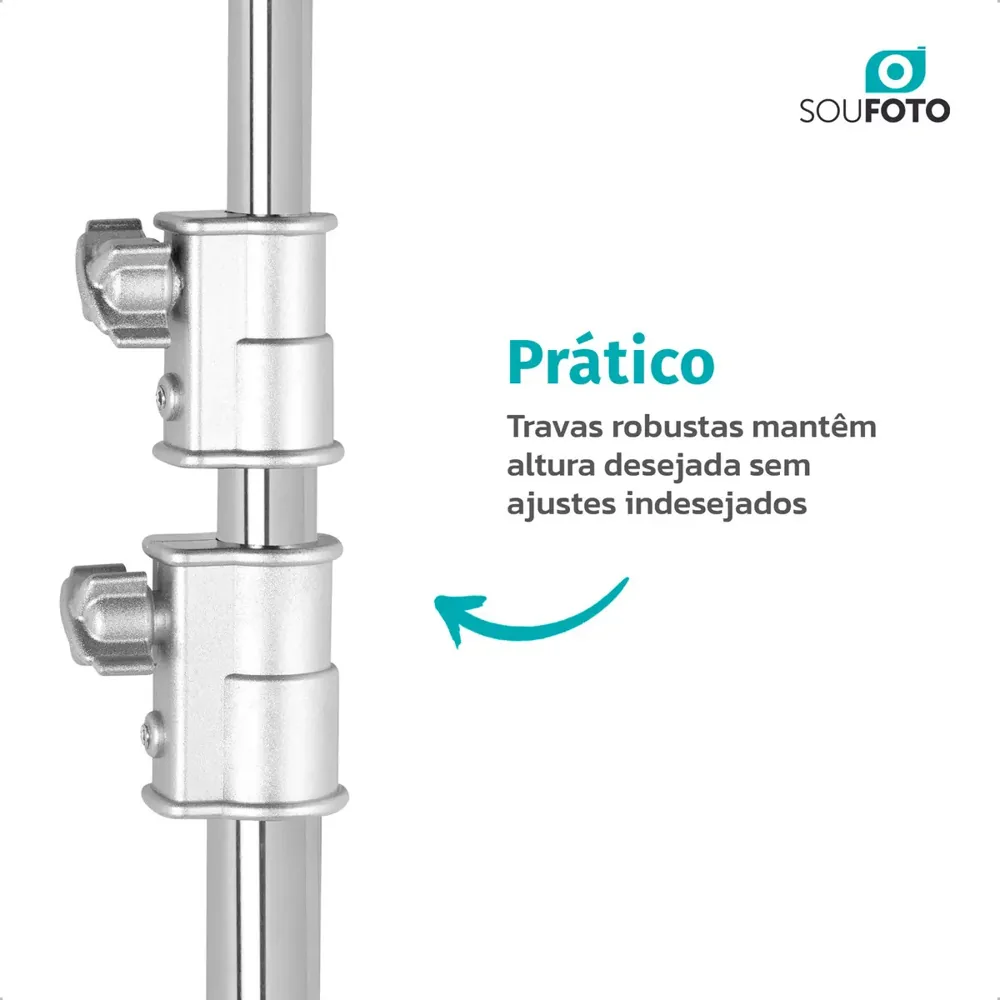 Tripé Fotográfico Aço Inox (foto 10)